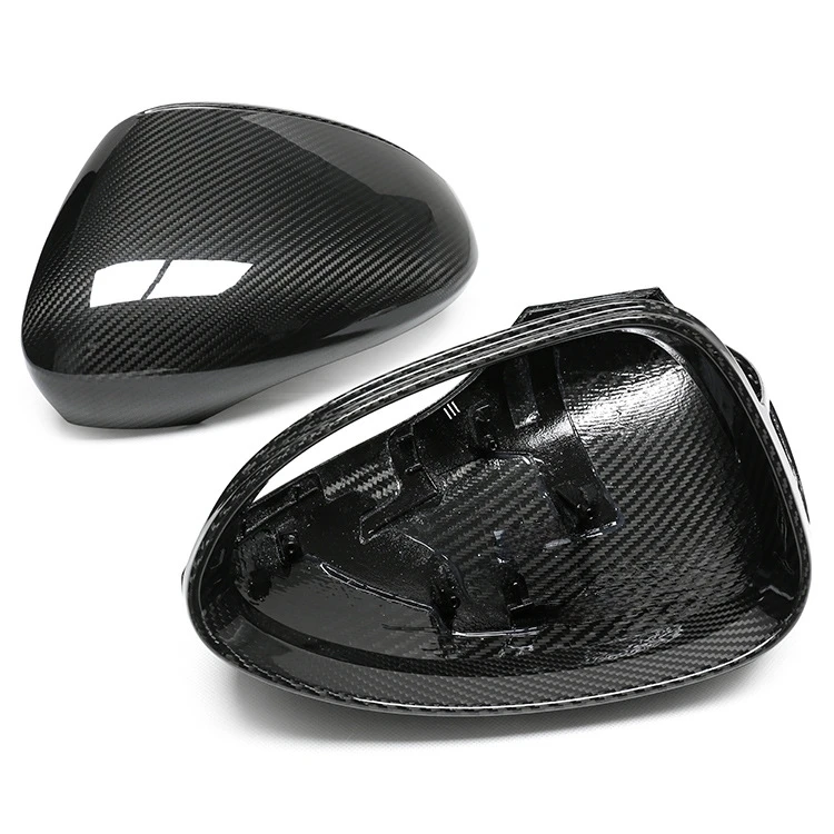 Specchietto retrovisore per auto in fibra di carbonio a secco di alta qualità Specchietto laterale per guida a destra per Porsche per Panamera 971 976