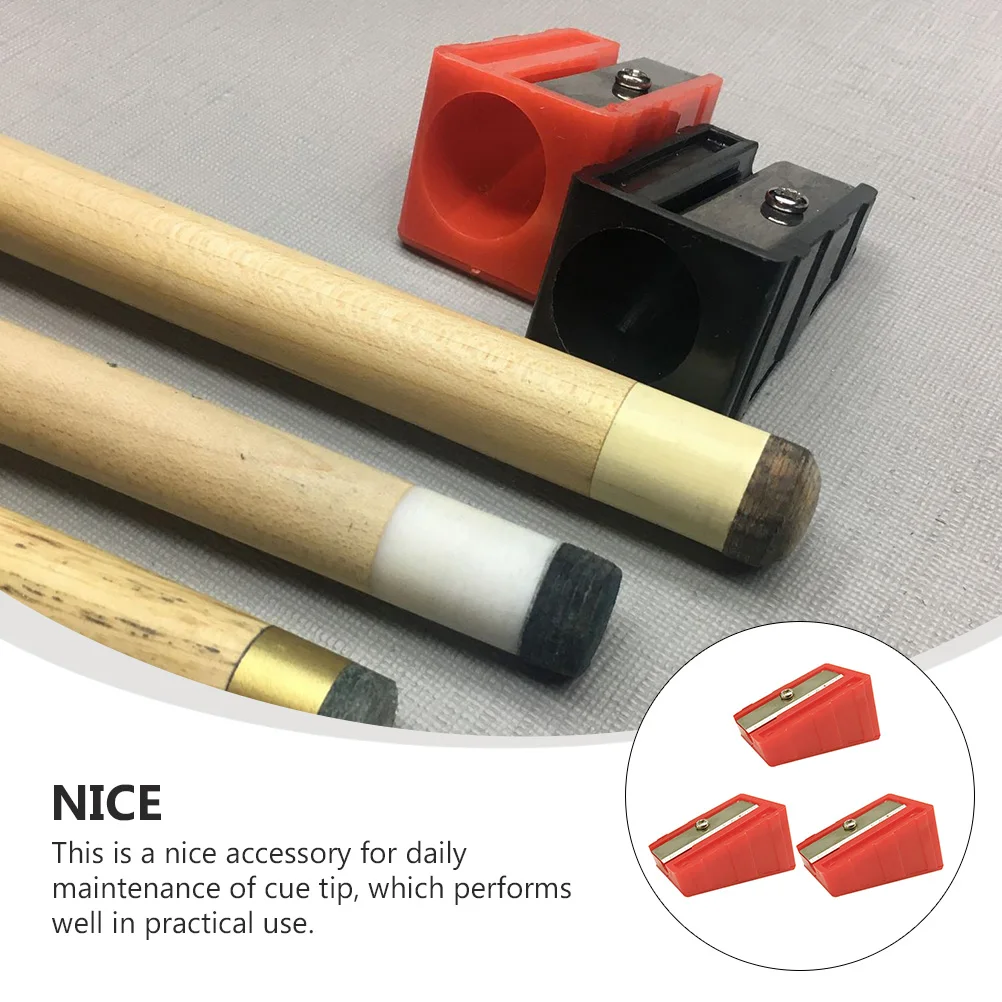 

3 Pcs Maintenance Supplies Billiards Repair Tools Pencil Sharpeners Plastic Tip