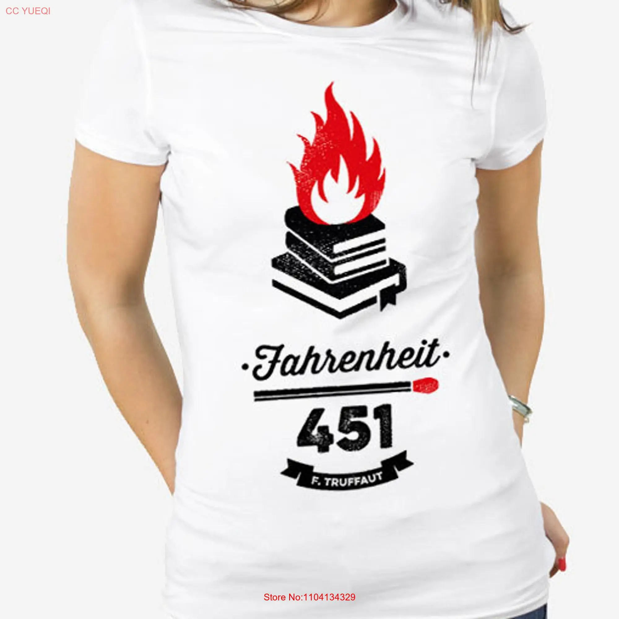 Fahrenheit 451 François Truffaut Camiseta T T Shirt long or short sleeves