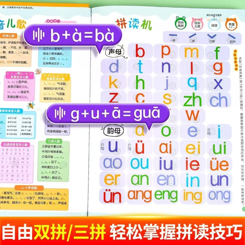 Chinese Pinyin Audiobook, Children's Cognitive Early Education, Learning Pinyin, Parent-child Interaction