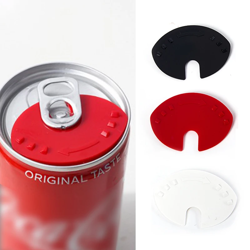 C 6pcs Can Convert Soda Savers Tops Snap On Leakproof Can Lid Dust Free Sealer