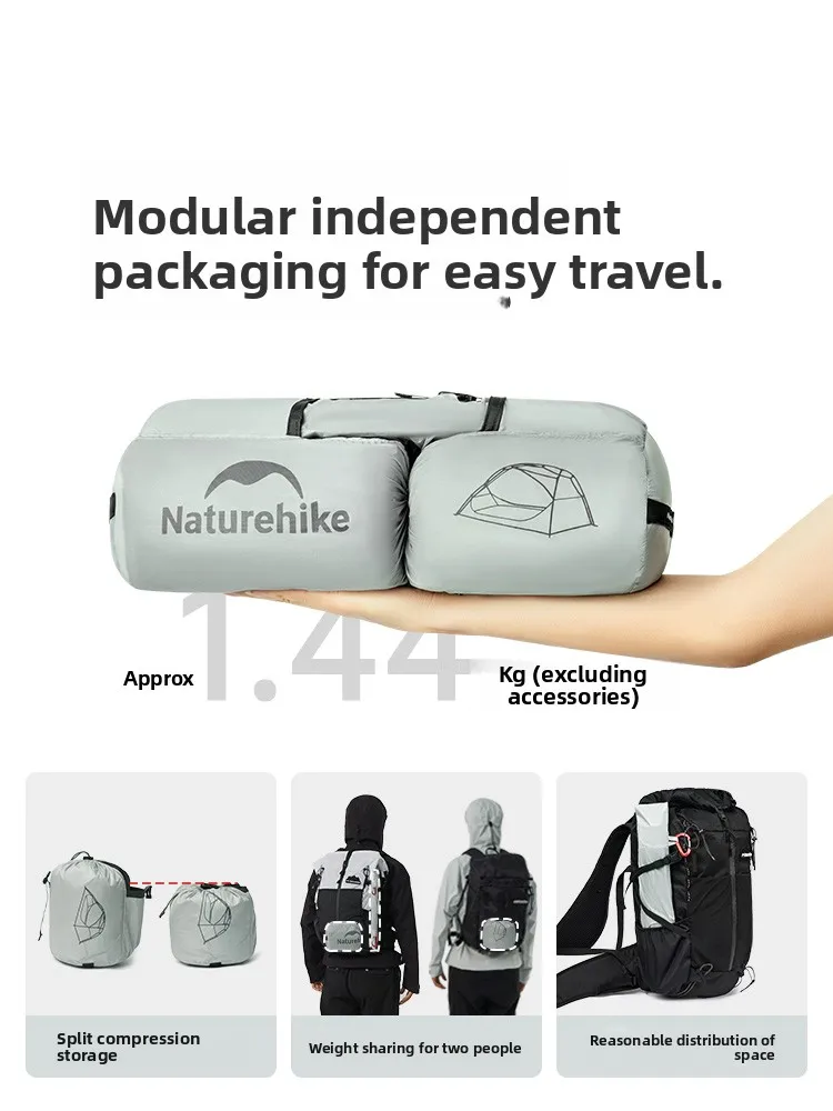 

Naturehike Star River UL Ultra-light Hiking Tent, Double Outdoor Camping Equipment, Overnight Camping Tent