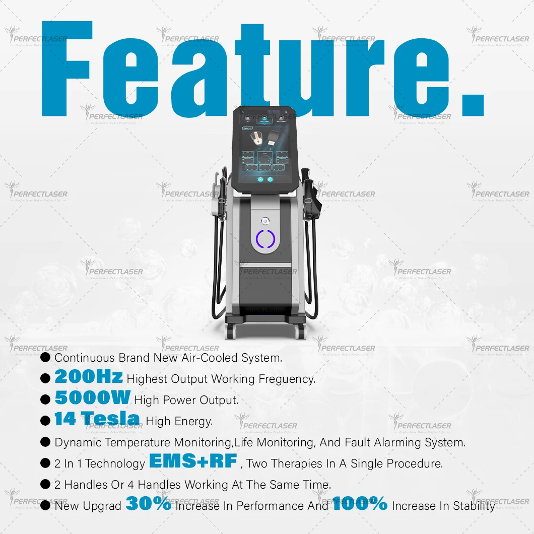 EMS Machine Body Contouring Muscle Building Gym Body Shaping EMS Machine Electrical Muscle Stimulation RF Equipment