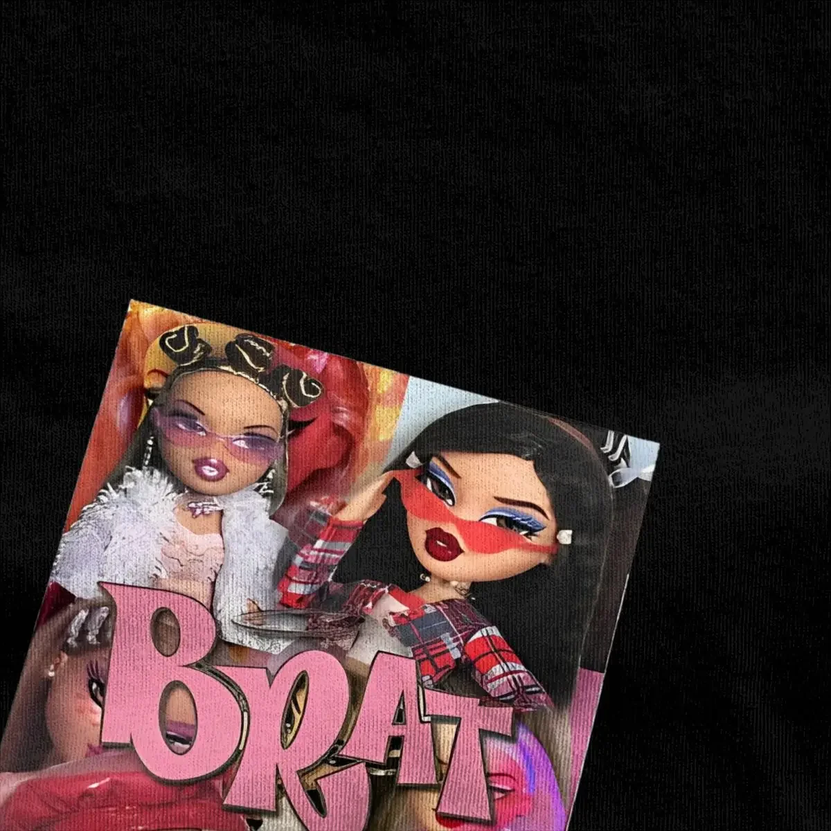 Man T Shirt Bratz Doll T-Shirts Fashion phone case Summer Tees Y2K Funny Casual 100% Cotton Clothes Gift Idea