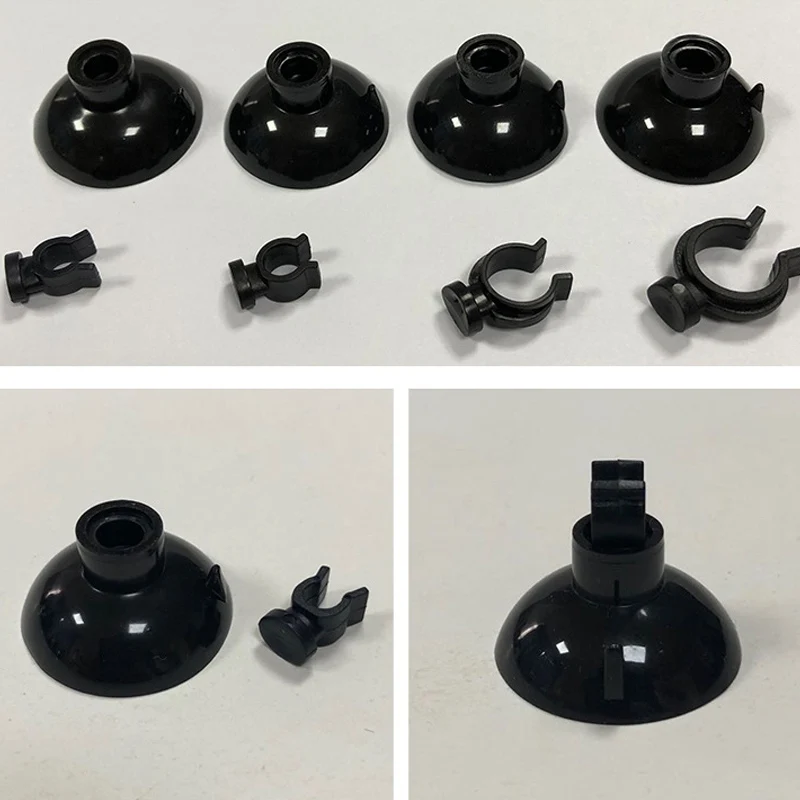 I.D5~10mm Aquarium Suction Cup Fish Tank Oxygen Pump Hose Fixation Suckers Air Tube Fixing Clip Aquarium Accessories