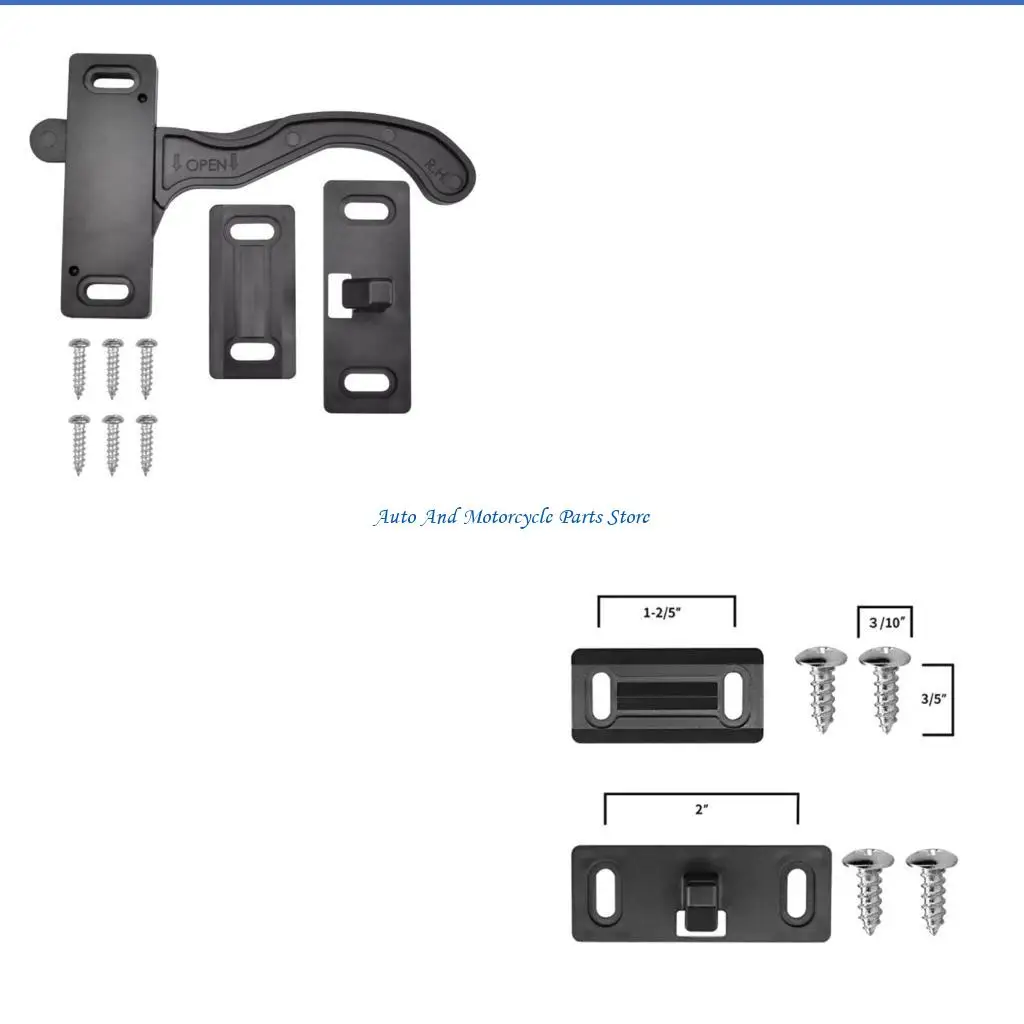 

P9FD Дверная защелка для автофургонов, комплект правой ручки для фурнитуры для входной двери кемпера