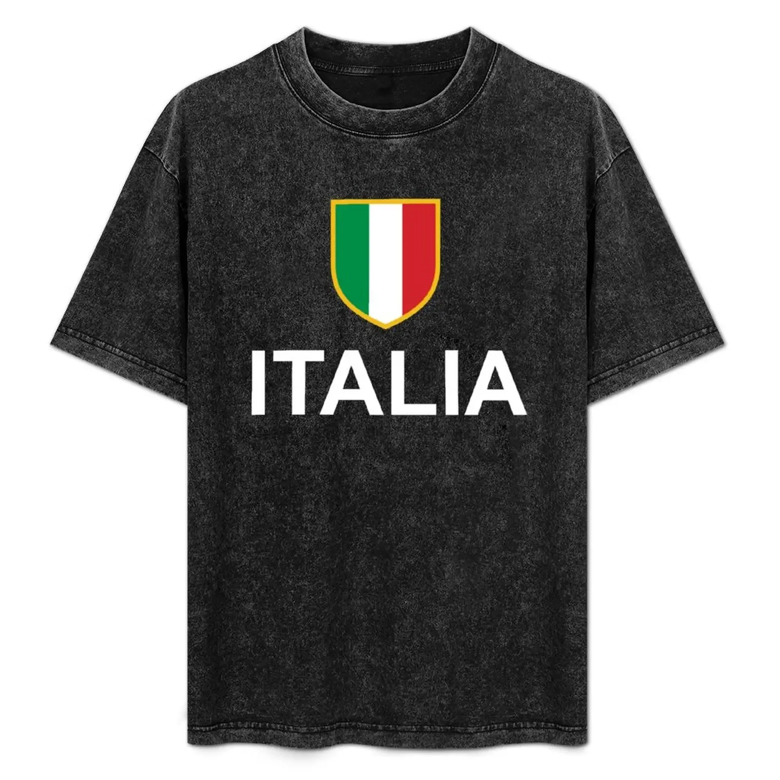 

ITALIA Italy Italian Flag Scudetto Tricolore T-Shirt Holiday Lightweight T-Shirt