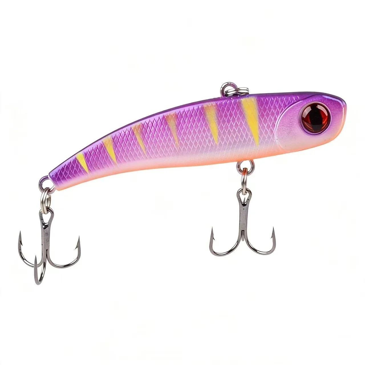 1PC Sinking VIB Fishing Lures 7.5cm 13g Artificial Hard Bait Jig Crankbait Built-in lead Vibration Trout Bait For Pike Tackle