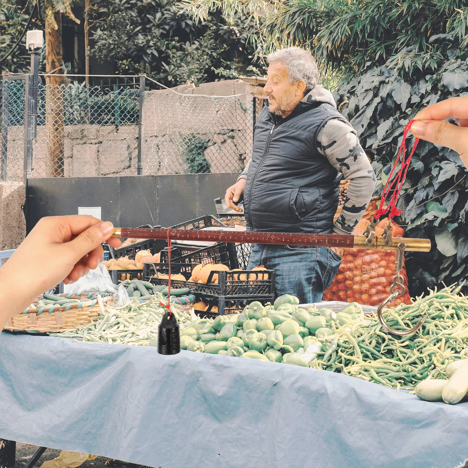 

150G Metal Mechanical Scale Weight Replacement Iron Retro Small Scale Portable Durable Weighing Tool Accessory