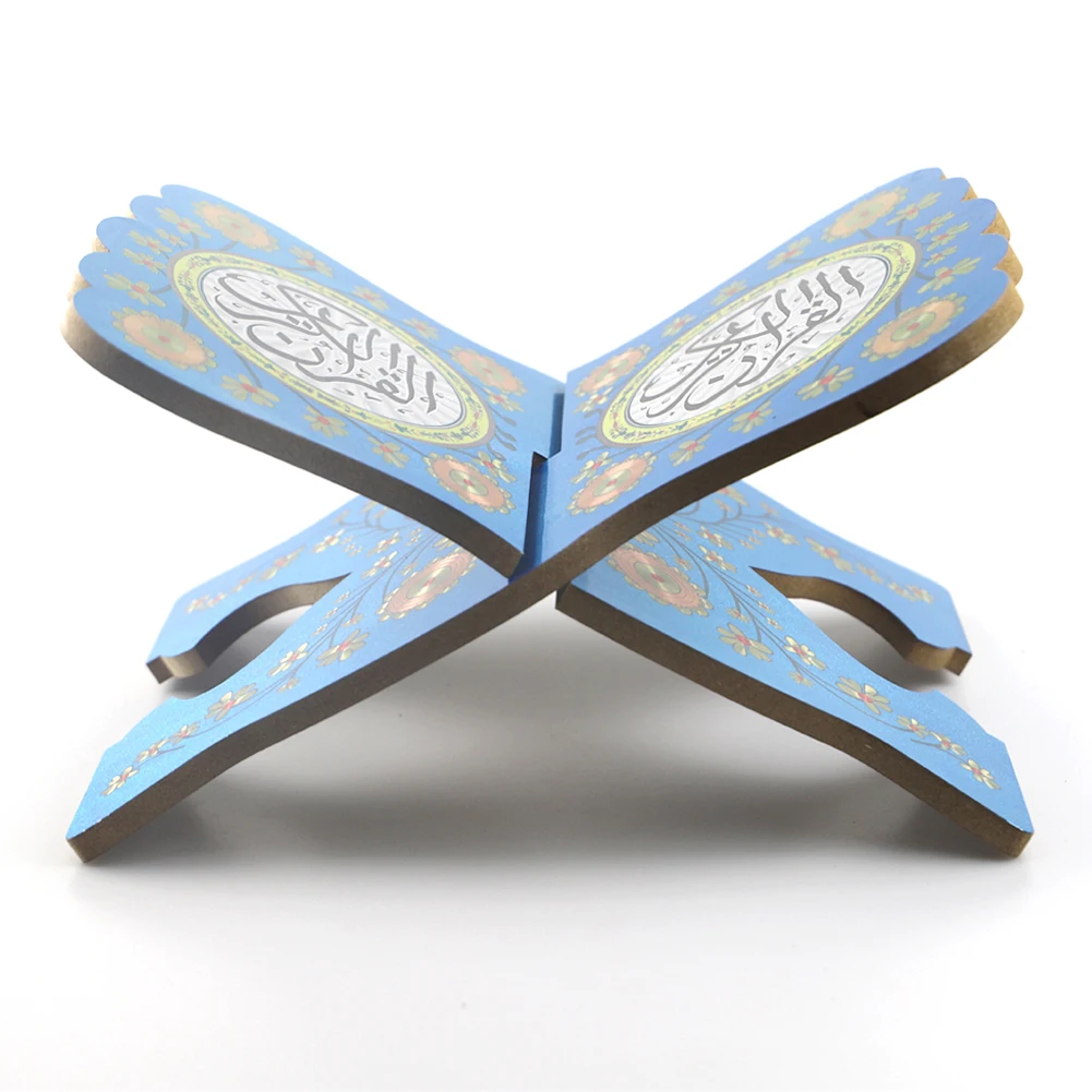 Wooden Book Holder | Eid Holy Book Holder Quran Stand | Eid Book Bracket Display Holder for Home Off