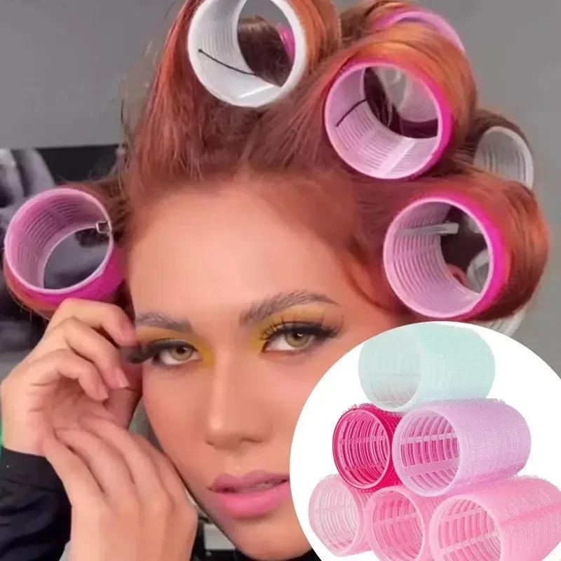 Curly Bangs Hair Rollers Hair Clips Curling Irons Plastic Self-Adhesive Magic Curl Hair Styling Tools