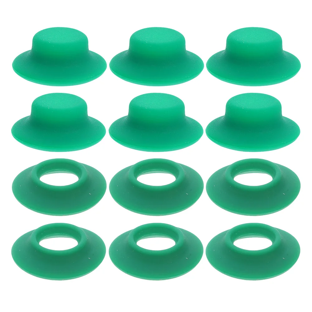 

12pcs Silicone Bottle Cap Gasket Seal Leak Proof For Beer Beverage Bottles Replacement Kitchen Bar Accessories