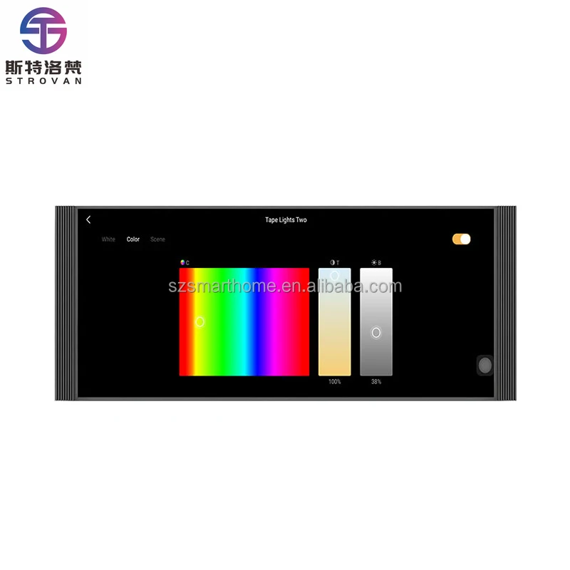 

STLF 12 Inch Tuya Zigbee Touch Control Panel Android 11 Smart Home Central Control with Audio Music Play Light-dimmer Home Autom