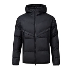 Winter Men Warm Down Parkas Fashion Men Cotton Thicken Hooded Coats Men Sports Windbreaker Thermal Padded Jacket Clothing