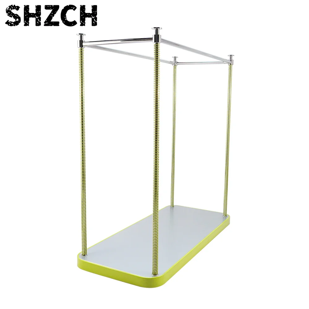 Custom Modern Apparel Display Double-Row Design Garment Hangers and Retail Clothing Stores Clothes Racks Stands