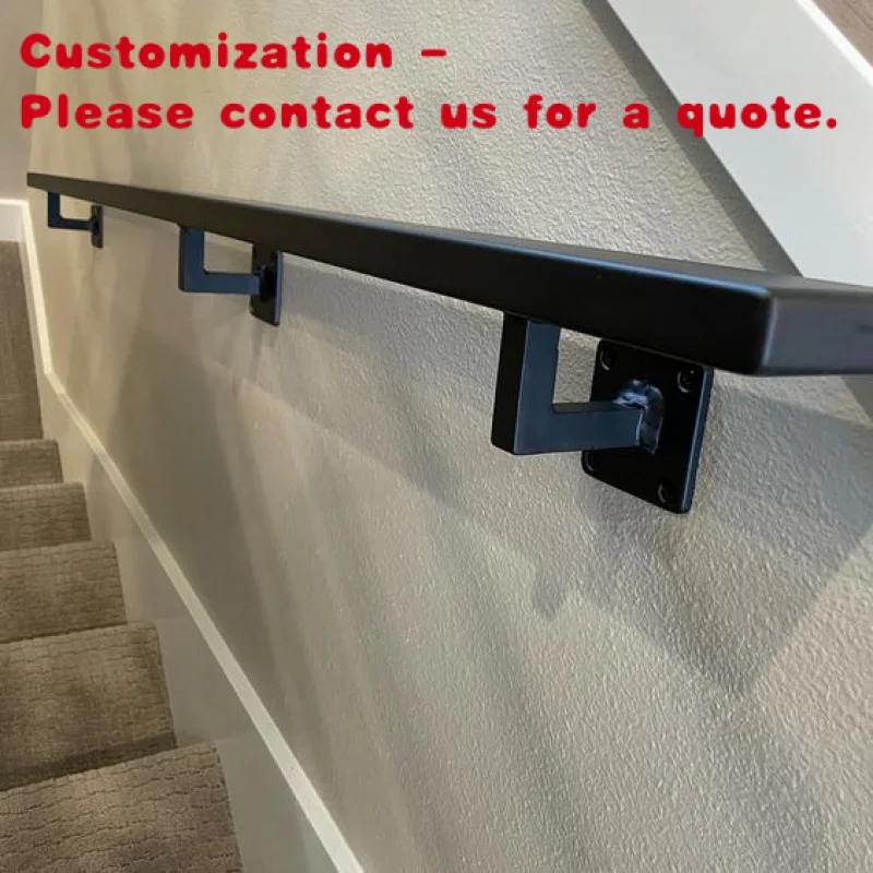 

Алюминиевые лестничные перила на заказ, лестничные перила, 5 футов, стальные поручни, прочные алюминиевые настенные перила, лестницы и коридоры