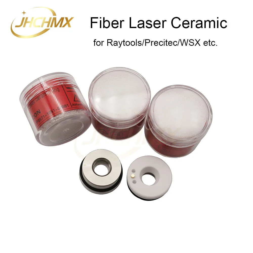 JHCHMX Laser Ceramic Ring Nozzles Holder D28/32mm P0571-1051-00001 For Raytools Precitec WSX HSG Fiber Cutting Head Parts