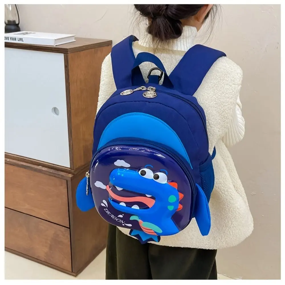 Zaino per bambini in cartone animato Borsa da scuola per bambini leggera e impermeabile Borsa a tracolla per cartoni animati in nylon di grande capacità per bambini