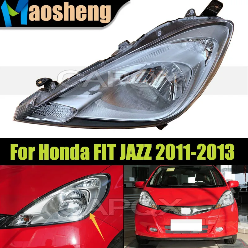 

Car Front Headlight Head Light For Honda FIT JAZZ 2011 2012 2013 Headlamp Driver Light
