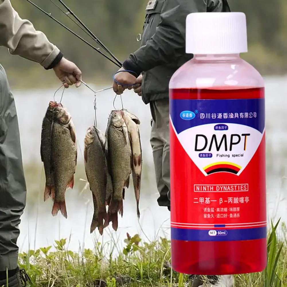 

60ml NEW DMPT Fish Attractant For Crucian Carp Grass Carp Fishing Bait Lures Wild Fishing Accessories N3F1