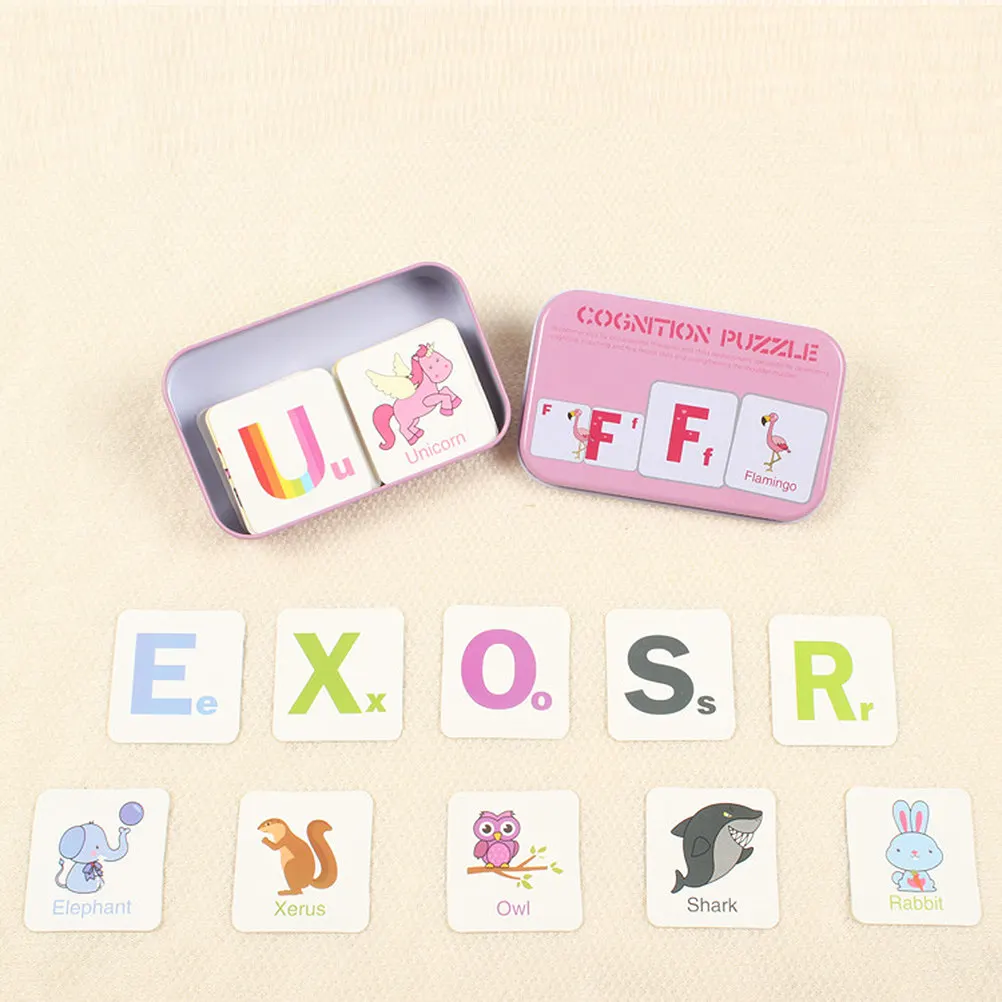 

1Set Animal Cognition Puzzle Board Durable Safe Educational Early Learning Cognitive Game for Kids Birthday Gift