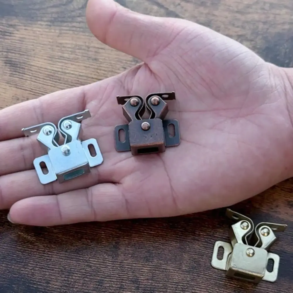 

20pcs Easy To Install The Cabinet Door Hit The Beads Sturdy Durable Cabinet Door Fixator Electroplating Wear-resistant