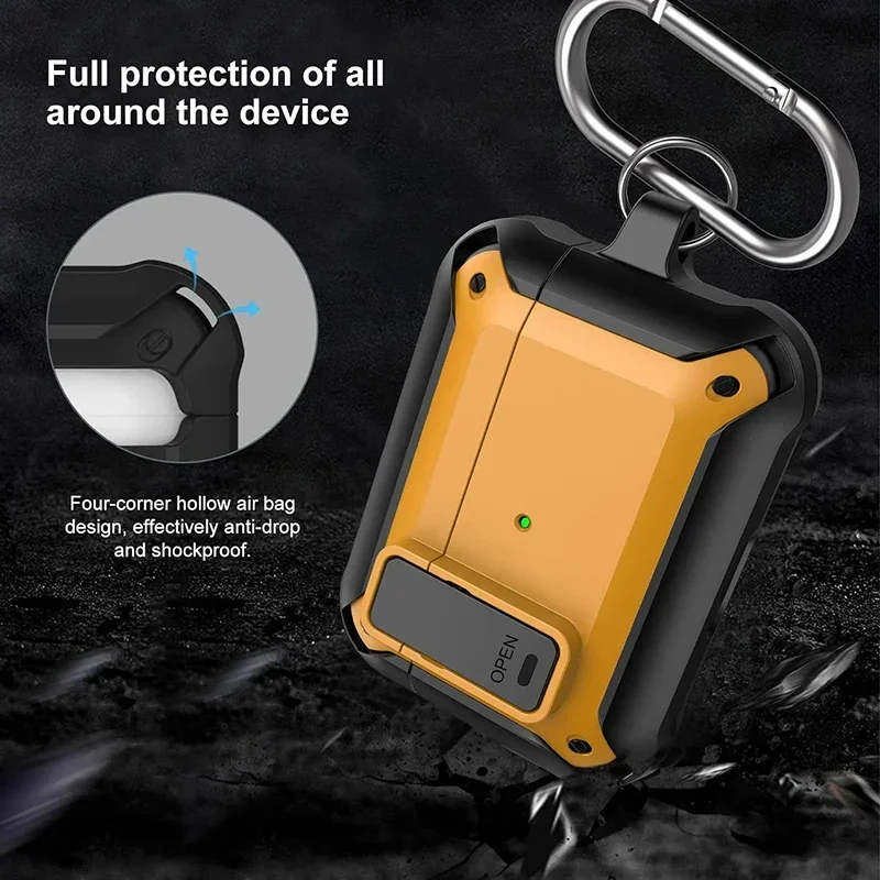 Custodia per Airpods Pro custodia Cover con serratura custodia protettiva compatibile per Airpods Pro 2a 1a generazione per Air Pods Pro 2 Case