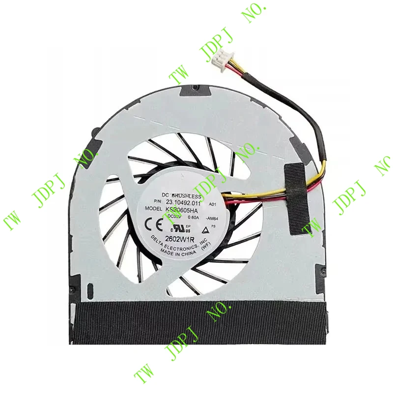 PJSE Ventilador de refrigeração original para laptop, ventilador de refrigeração para CPU, para DELL N4050 M4040 Vostro 1450 2420 3420 P22G