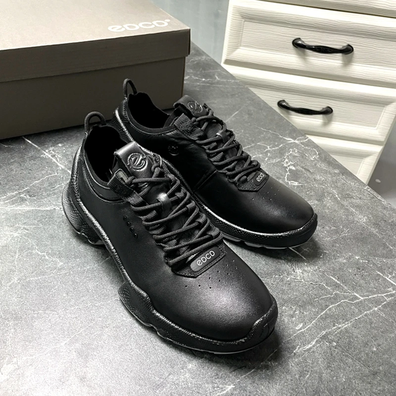 Chaussures de golf imperméables en cuir pour hommes, chaussures de marche légères, chaussures de course sur sentier, anti-alde, absorbant les chocs,