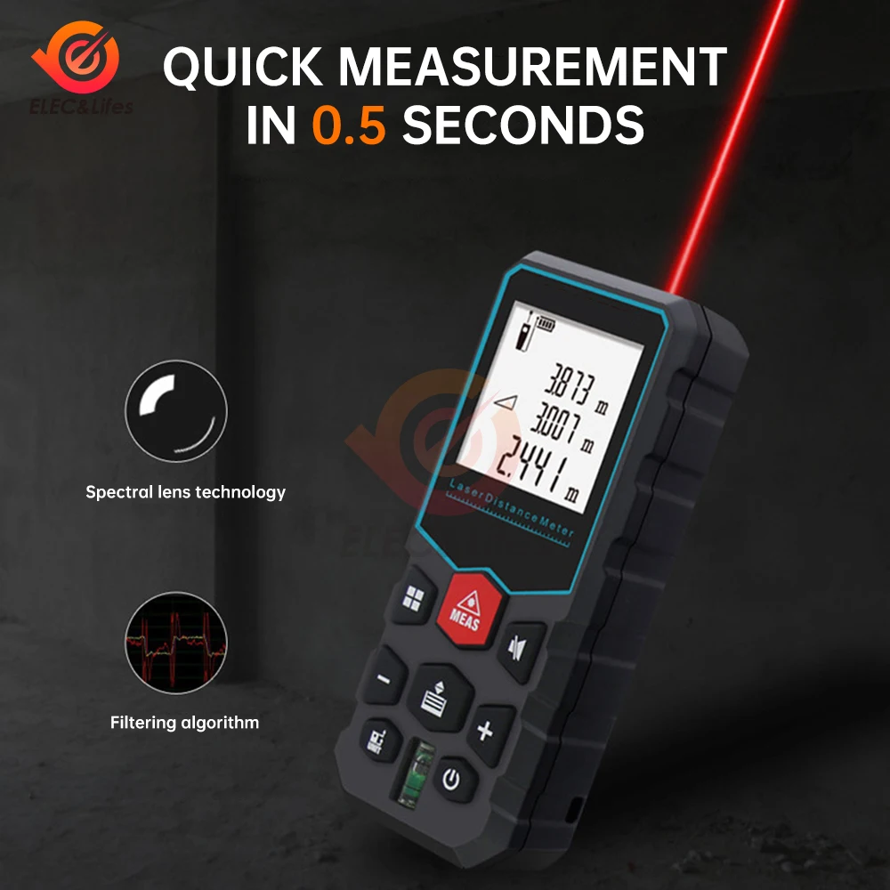 60M 40M Handheld Laser Tape Measure Laser Profesional Laser Distance Meter Rangefinder Laser Metro Laser Range Finder