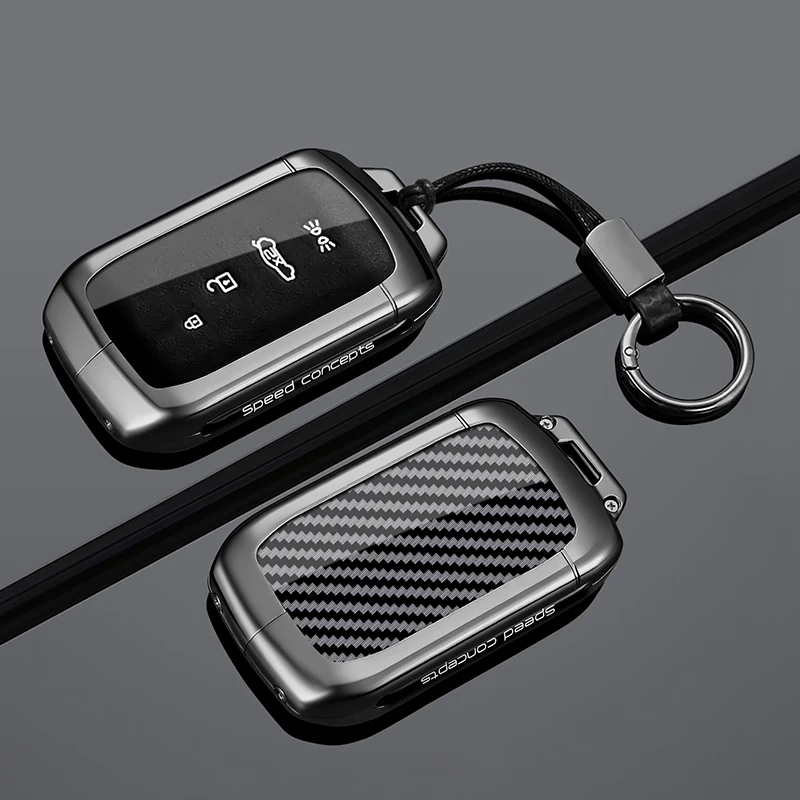 

Suitable Zinc Alloy Carbon Fiber Car Key Case Cover for Maserati 2023 Grecale Levante GT 4 Buttons Protector Shell Accessorise