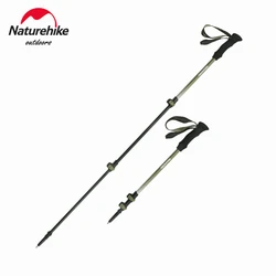 Naturehike Outdoor Ultralight Trekking Poles Carbon Foldable Telescopic Pole Hiking Camping Portable 3 Section Trekking Sticks