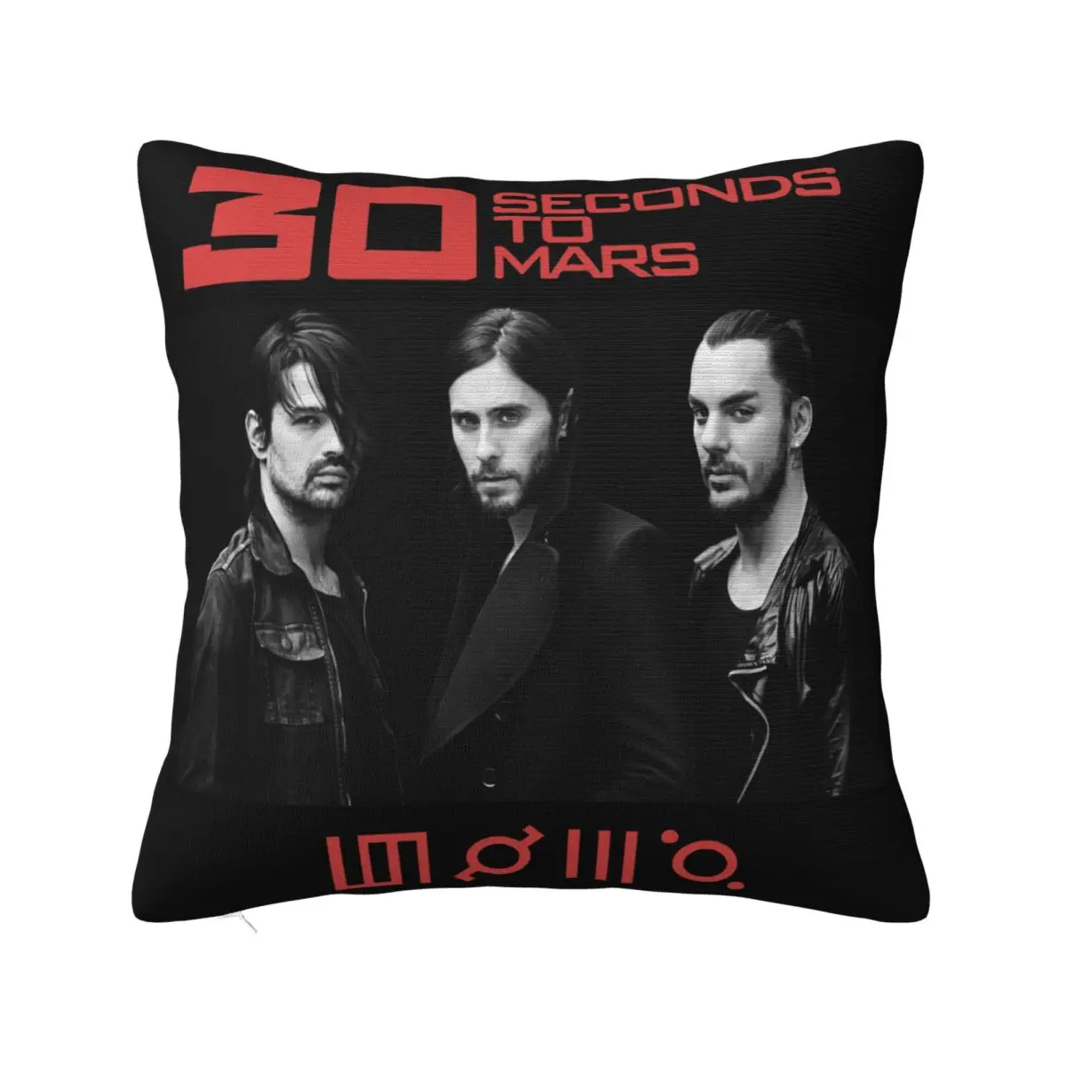 Thirty Seconds To Mars World Tour 2014 Black 30 Seconds Jared Leto Ban Sale Pillow Case