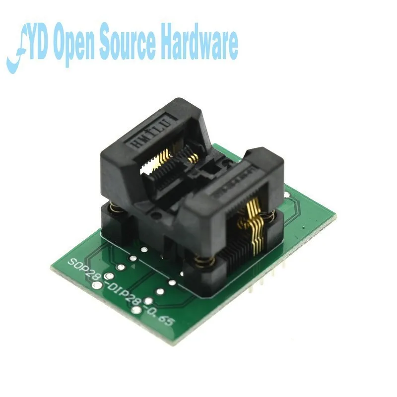 0.65-01 Top Quality Chip Programmer  NEW Programmer Adapter Socket SSOP8 (28) -0.65 Adapter Socket To DIP20 And DIP8 Ots8 (28)