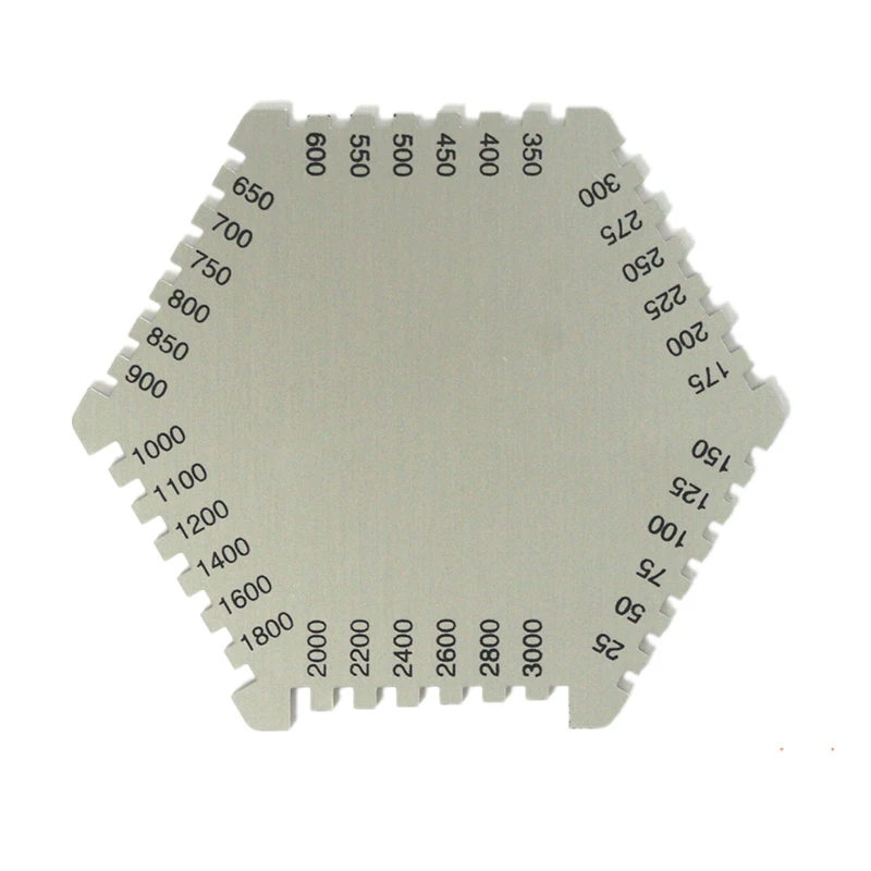 

Расческа для влажной пленки AC-3000 Тест на толщину влажной пленки