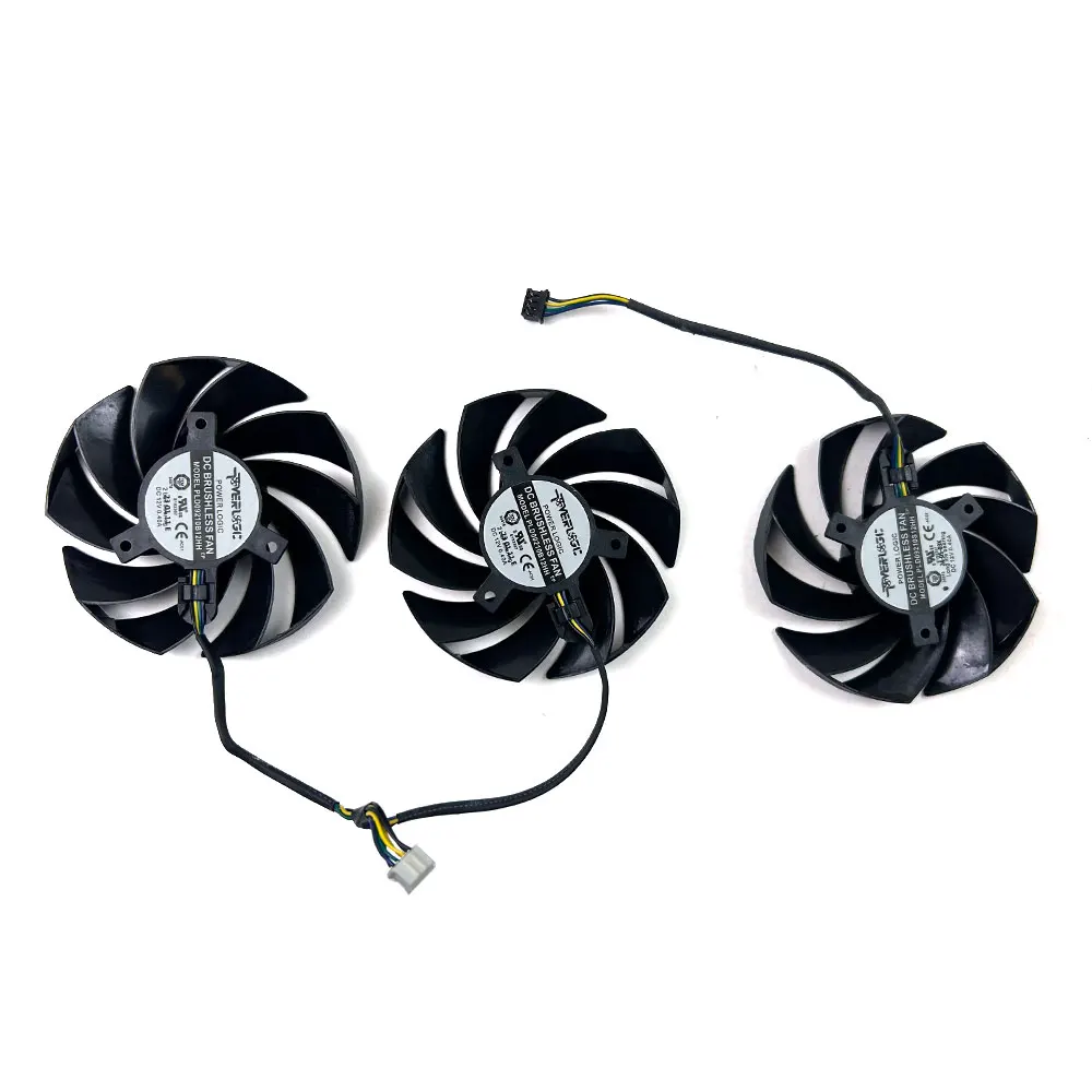 

НОВЫЙ 87-ММ 4-КОНТАКТНЫЙ ВЕНТИЛЯТОР PLD09210B12HH для видеокарт MSI GeForce RTX 4060 4070 4070ti VENTUS 3X, бесшумный сменный вентилятор
