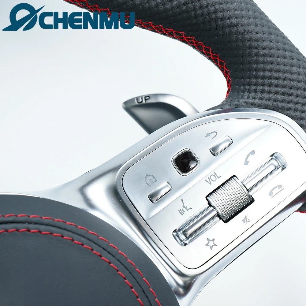 Benz e s c g classe w205 w204 w212 w211 w213 e300 w218 w222 modelo antigo atualização novo modelo led carros de volante de fibra de carbono