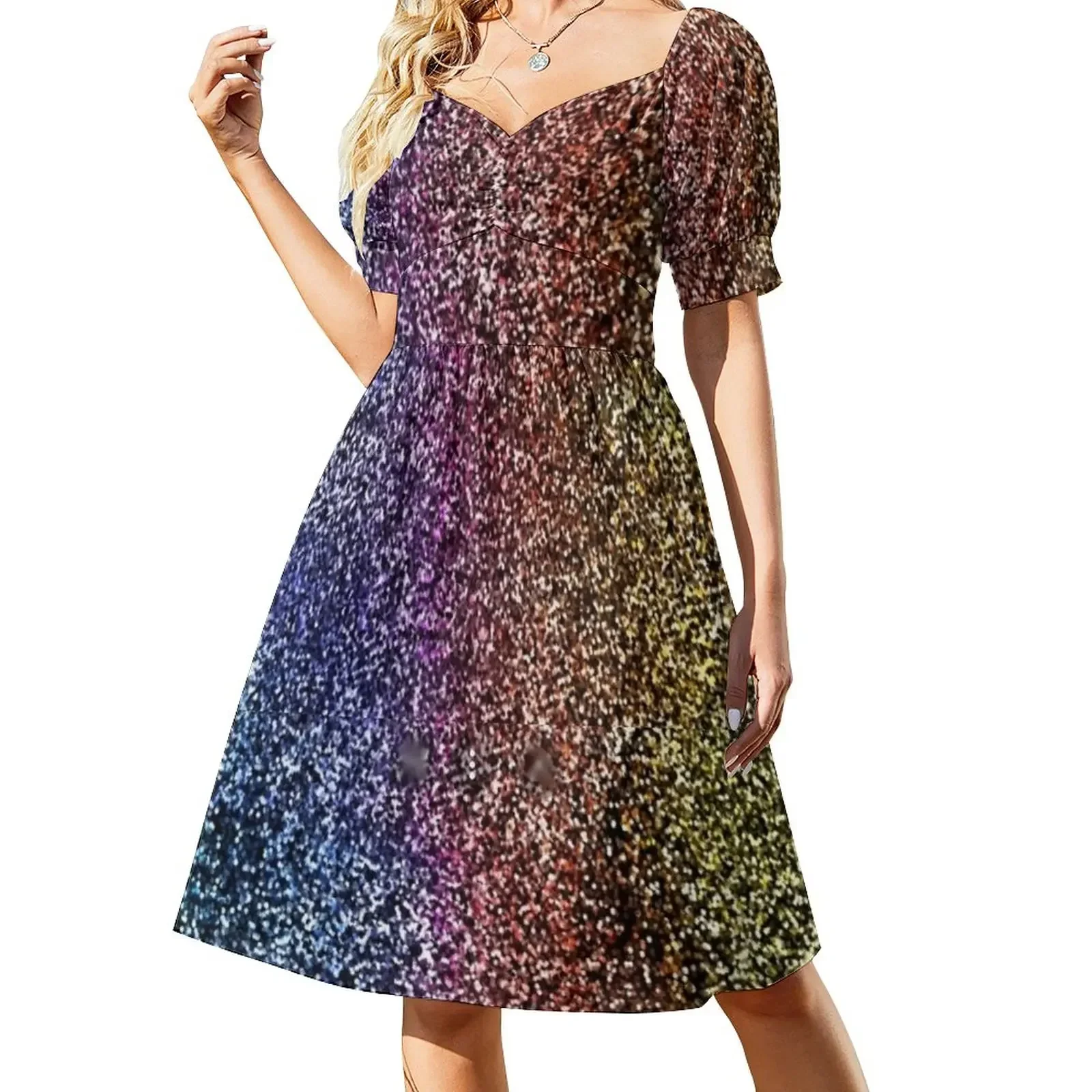 

Disco ball disco fever glitter sparkle boogie dance 70s club disco party checkered Sleeveless Dress Evening gown Dress