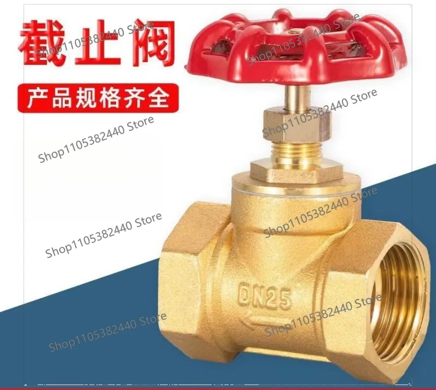 Brass globe valve DN15 20 25 32 40 50 internal thread copper globe valve 4 minutes 6 minutes 1 inch copper valve
