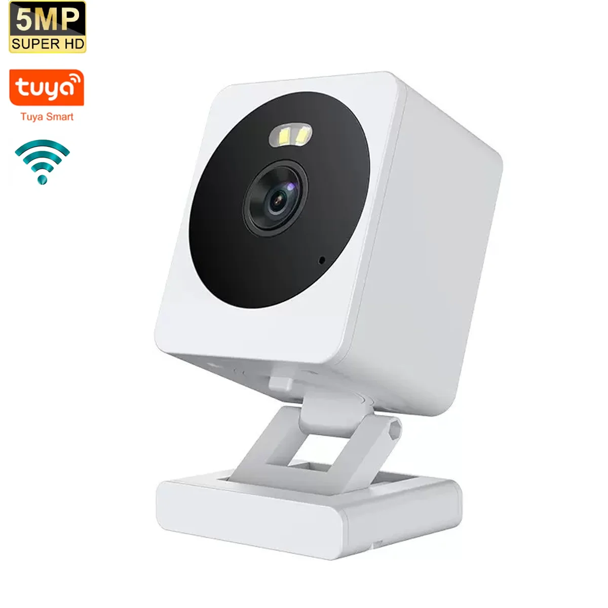 

Tuya Smart Home Camera Pro: 4X Zoom, AI Alerts, Full-Color Night, 128GB Support, 2.4GHz WiFi, Waterproof, Baby/Pet Monitor