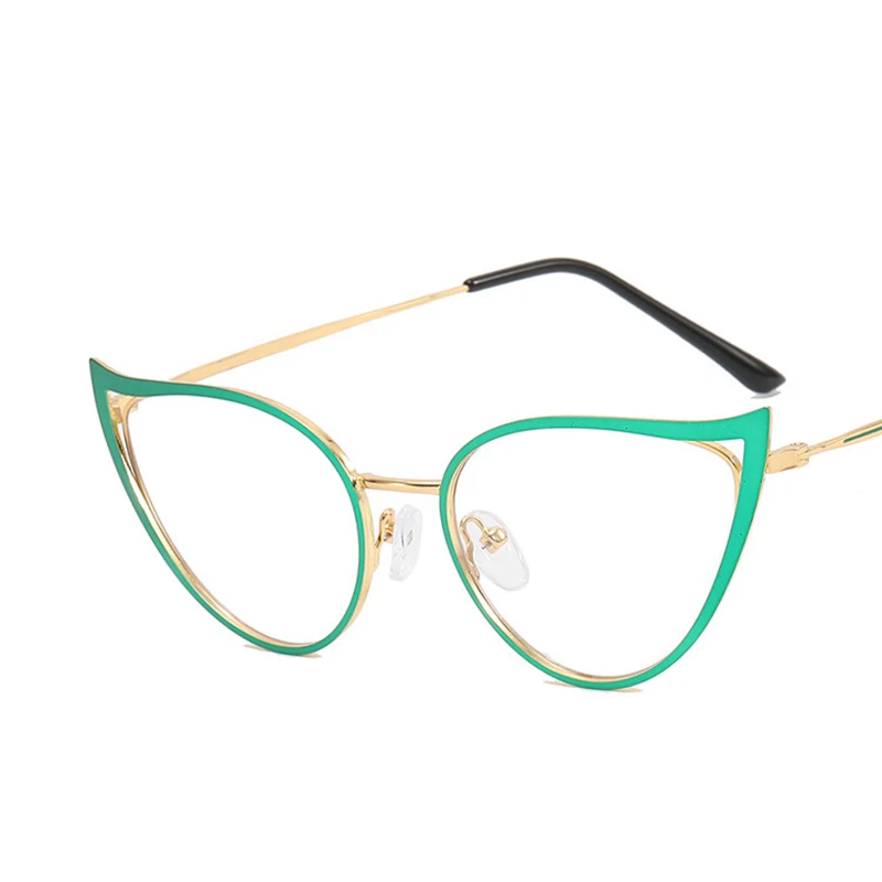 Women Golden Cateye Thin frame Reading glasses Leightweight UV400 Reader +75 +125 +150 +250 +500 +600 Presbyopia Eyewear