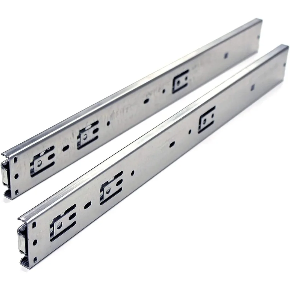 تمديد كامل 18 بوصة لينة إغلاق الكرة تحمل الجانب جبل درج الشرائح لخزائن إطار الوجه مع آلية الإغلاق الذاتي