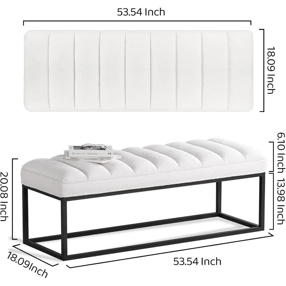 오토만 벤치 신발장 수납 신발 랙, 인조 가죽 침실 벤치, 버튼 터프팅 현관 벤치 오토만