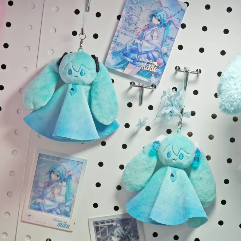 In Stock Genuine Bilibili Goods Hatsune Miku First Love Rain Sound Series Plush Pendant Bag Keychain Doll Girl's Birthday Gift