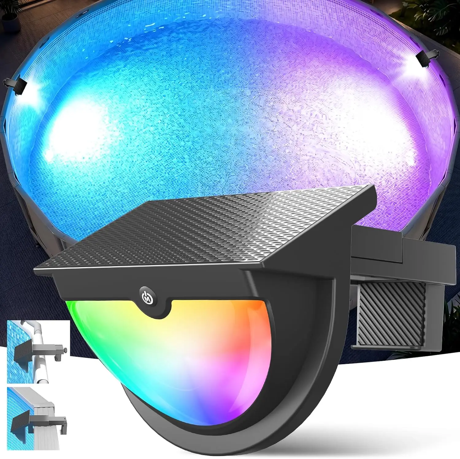 Solar Pool Lights All Season Multi Color