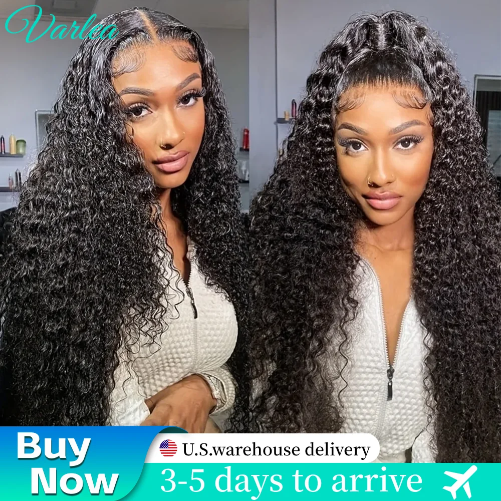 

36 дюймов 13x4 13x6 HD Глубокая волна Кружевной фронтальный парик Бразильские вьющиеся парики из натуральных волос на кружеве Натуральный черный для женщин Плотность 200