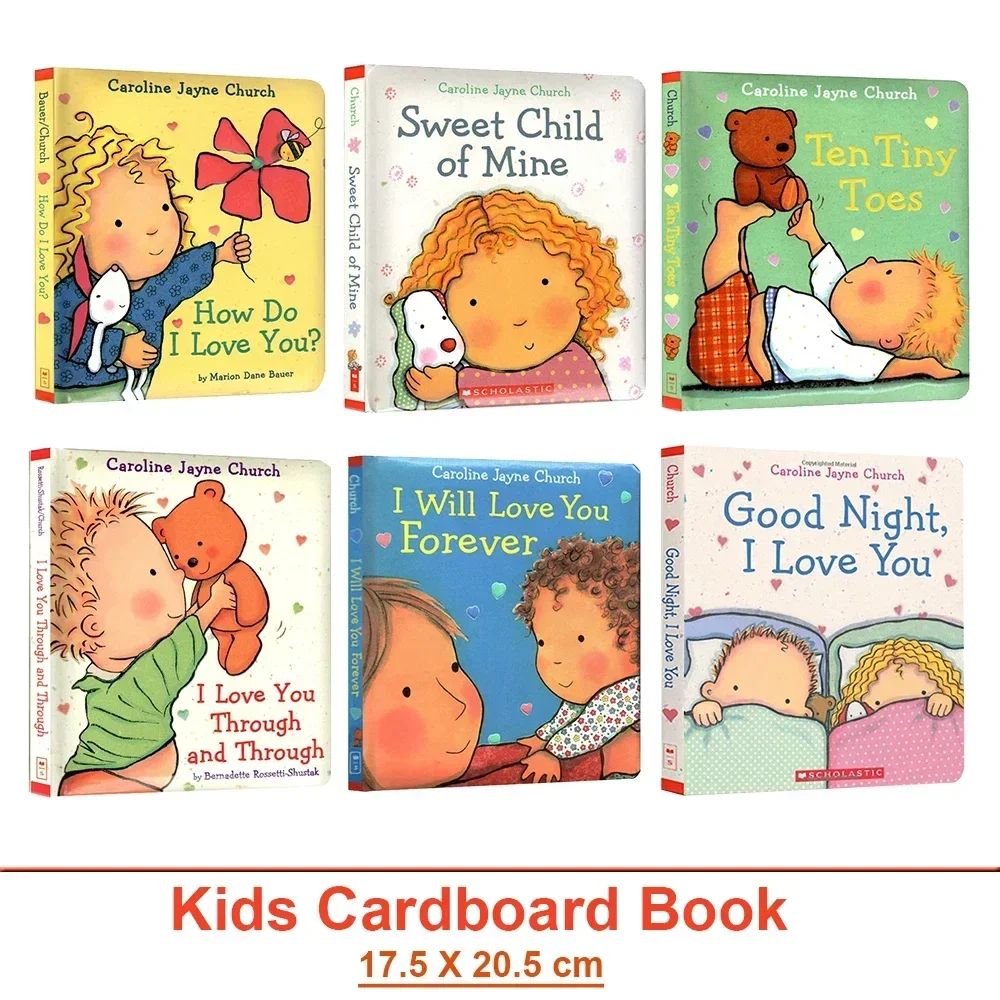 Libro de cartón con imágenes en inglés para niños, emociones y sentimientos, iluminación, cuento para dormir inclinado, ayuda para enseñanza Montessori