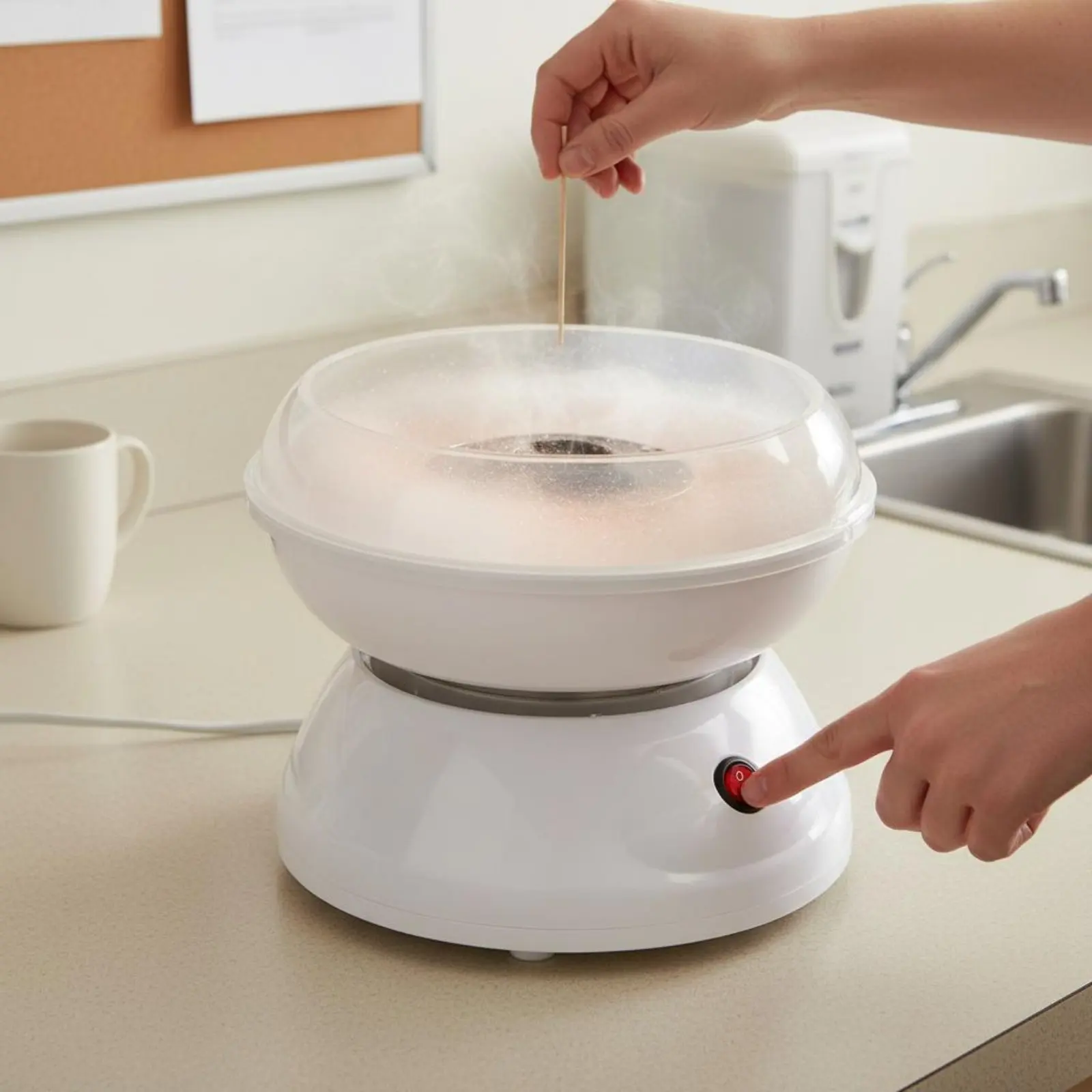 

Fairy Floss Machine Easy to Use Home Fairy Floss Machine Kitchen Appliance for Parties