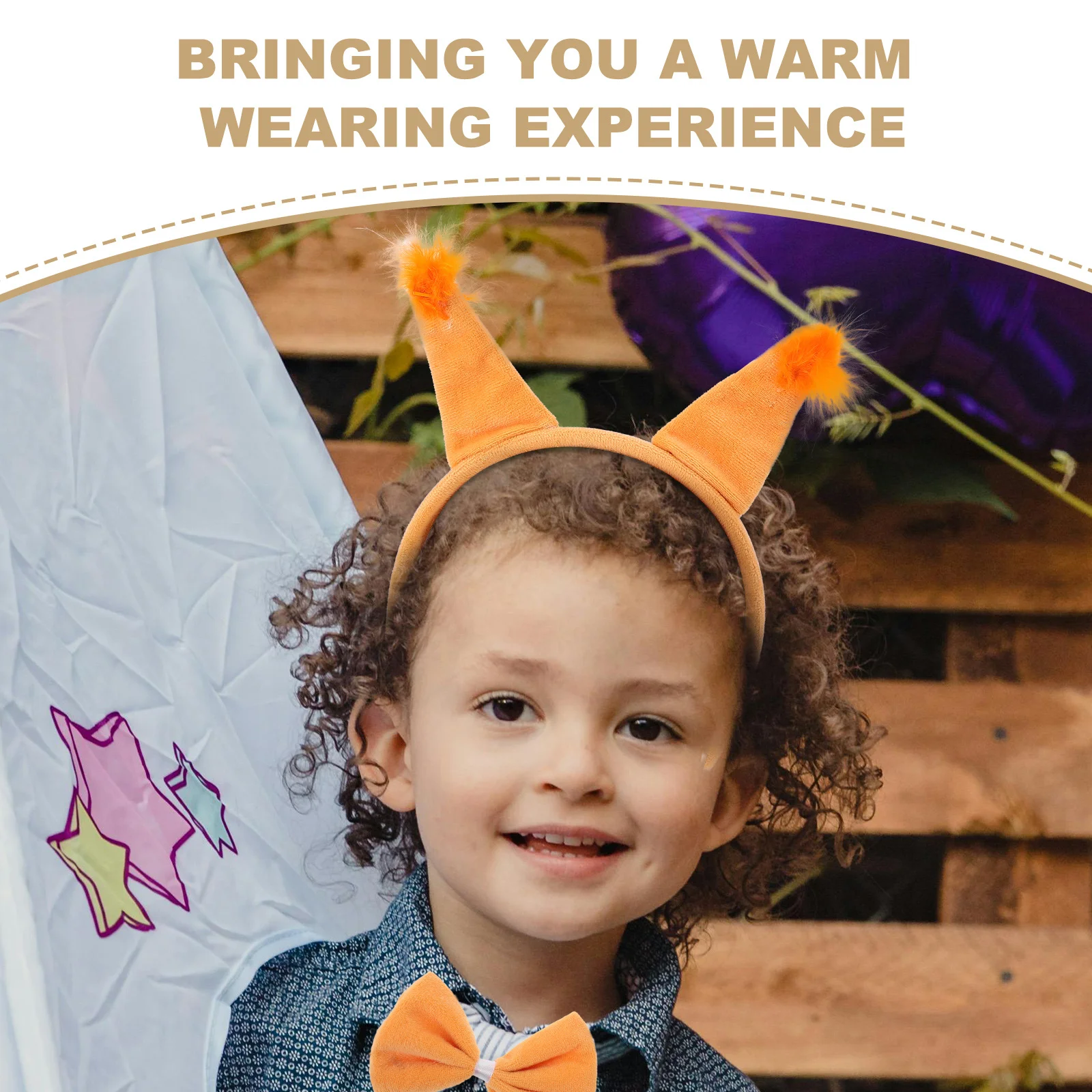 1 conjunto de cosplay de animais, fantasia de tema de esquilo com faixa de cabeça, gravata borboleta para mulheres, crianças, festa, fotografia, adereço