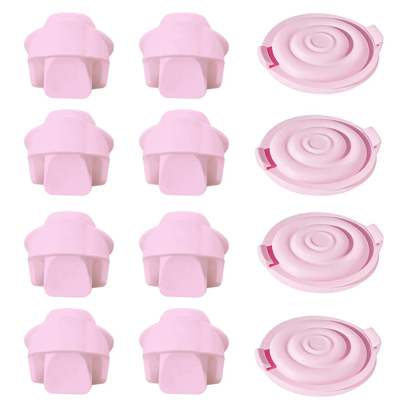12Pcs Duckbill Valves Pump Seals Diaphragm Compatible with Wearable Elvie Breast Pump and Pump Parts Replacement Membrane Parts